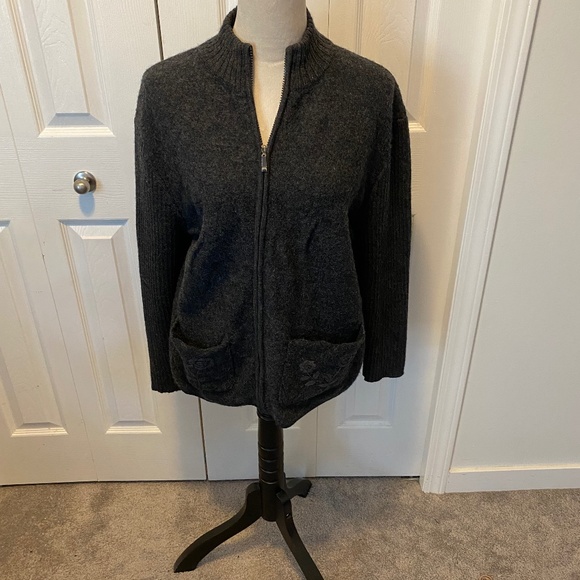 Rino Rossi size M boiled wool cardigan - Picture 1 of 10